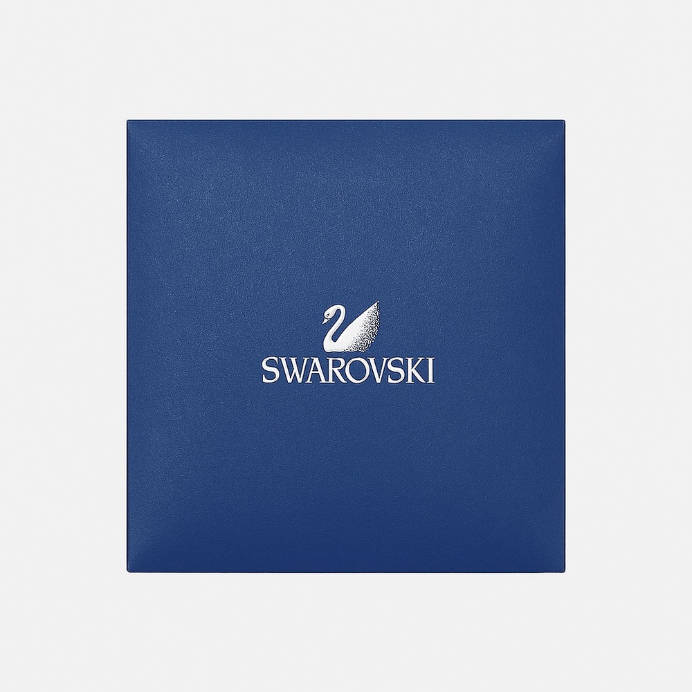 SWAROVSKI Earring Storage Box in Blue￨(Size 3.25” x 3.5” x 1.5”)